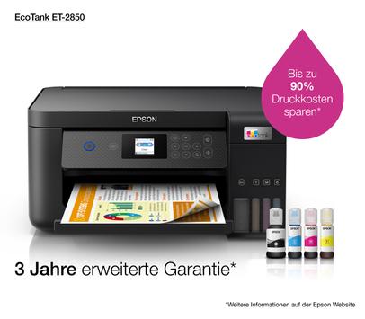 Epson EcoTank ET-2850 multifunksjonsskriver (C11CJ63405)
