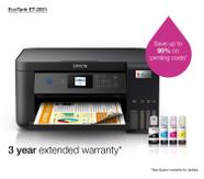 Epson EcoTank ET-2851 - multifunksjonsskriver - farge (C11CJ63407)