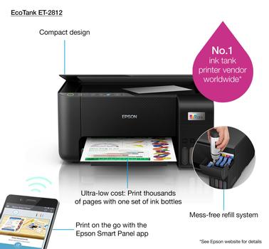 EPSON EcoTank ET-2812 - Multifunction printer (C11CJ67415)
