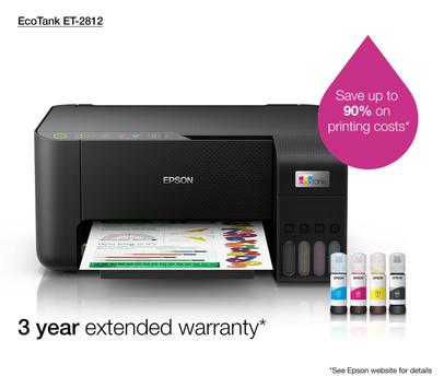 Epson EcoTank ET-2812 - multifunksjonsskriver - farge (C11CJ67415)