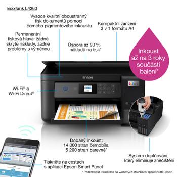 EPSON L4260 Inkjet A4 5760 X 1440  (C11CJ63409)