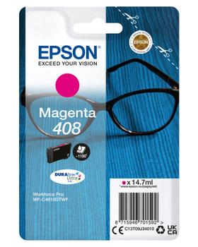 EPSON 408 - 14.7 ml - high capacity - magenta - original - blister - ink cartridge - for WorkForce Pro WF-C4810DTWF (C13T09J34010)