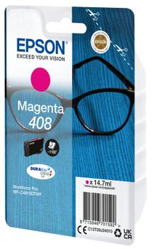 EPSON n 408 - 14.7 ml - high capacity - magenta - original - blister - ink cartridge - for WorkForce Pro WF-C4810DTWF (C13T09J34010)