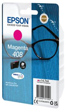 EPSON 408 - 14.7 ml - high capacity - magenta - original - blister - ink cartridge - for WorkForce Pro WF-C4810DTWF (C13T09J34010)