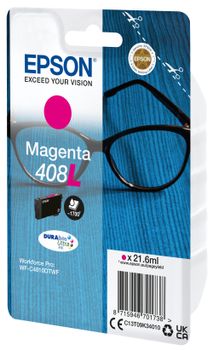 EPSON n 408L - 21.6 ml - magenta - original - blister - ink cartridge - for WorkForce Pro WF-C4810DTWF (C13T09K34010)