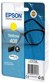 EPSON n 408 - 14.7 ml - high capacity - yellow - original - blister - ink cartridge - for WorkForce Pro WF-C4810DTWF (C13T09J44010)