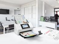 Epson WorkForce DS-790WN - dokumentskanner - stasjonær - USB 3.0, Gigabit LAN, Wi-Fi(n), USB 2.0 (Host) (B11B265401)