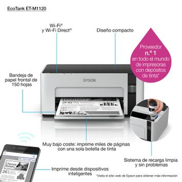 Epson EcoTank ET-M1120 - skriver - S/H - ink-jet (C11CG96403)