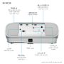 EPSON EH-TW7100 projector white 3000 UHD LCD (V11H959040)