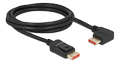 DELOCK DL-87063Delock DisplayPort cable male straight to male 90° right angle