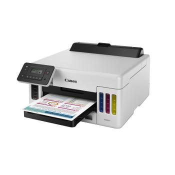 CANON MAXIFY GX5050 Single Function Refillable Ink Tank Printer Wi-Fi/ Ethernet Black 24.0ipm Colour 15.5ipm (5550C006)