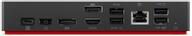 Lenovo ThinkPad Universal USB-C Smart Dock - dokkingstasjon - USB-C - HDMI, 2 x DP - 1GbE (40B20135EU)
