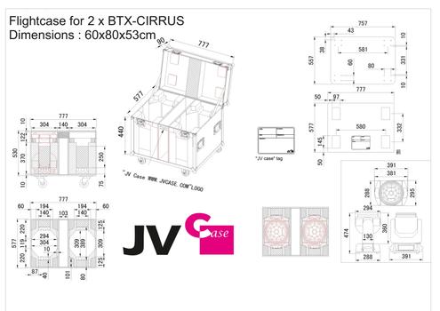 JV Case MOVING HEAD CASE 4 (B03288)