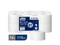 TORK Toiletpapir Tork Advanced Jumbo Mini T2 2-lags Hvid Krt/12