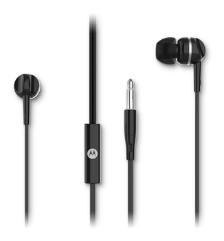 MOTOROLA Earbuds 105 In-ear wired mic Black (505537470977)