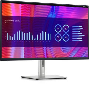 DELL P3223DE - LED monitor - 32" - 2560 x 1440 QHD @ 60 Hz - IPS - 350 cd/m² - 1000:1 - 5 ms - HDMI, DisplayPort,  USB-C - TAA Compliant - with 3 years Advanced Exchange Basic Warranty (DELL-P3223DE)