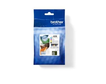 BROTHER LC426VAL Ink Cartridge Black Cyan Magenta Yellow Multipack for MFC-J4340DW MFC-J4540DW MFC-J4540DWXL 1500pages in color (LC426VAL)