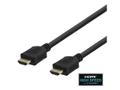 DELTACO HDMI kabel, HDMI High Speed with Ethernet, 5m, svart