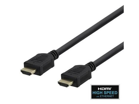 DELTACO HDMI kabel, HDMI High Speed with Ethernet, 7m, svart (00100016)