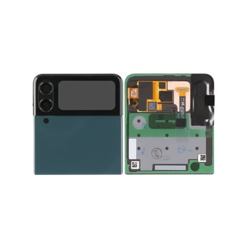 SAMSUNG Galaxy Z Flip 3 5G Back Cover with Window Glass Green (GH97-26773C)