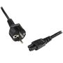 STARTECH 1m 3 Prong Laptop Power Cord?Schuko CEE7 to C5 Clover Leaf Power Cable Lead	