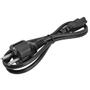 STARTECH StarTech.com 1 m Laptop Ladekabel,  EU Schuko auf C5, 2,5A 250V, 18AWG, Notebook / Laptop Ersatzstromkabel,  Laptop Netzteil Stromkabel,  Kleeblatt/ Mickey Mouse Netzkabel (PXTNB3SEU1M) - Stromkabel - IEC (PXTNB3SEU1M)