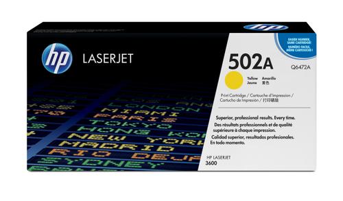 HP 502A gul original LaserJet-tonerkassett (Q6472A)