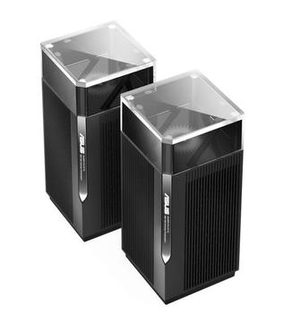 ASUS ZenWiFi Pro ET12 router 2-pack AXE11000, 2x 2,5G ports, RangeBoost Plus, Wifi 6E (90IG05Z0-MO3A20)