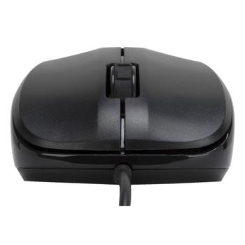 TARGUS - Mouse - optical - 3 buttons - wired - USB - black (AMU30EUZ)
