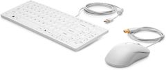HP - Healthcare - sats med tangentbord och mus - USB - QWERTZ - schweizisk - för HP Z1 G8, EliteDesk 80X G6, 80X G8, EliteOne 800 G8, Engage One Pro, ProDesk 40X G6