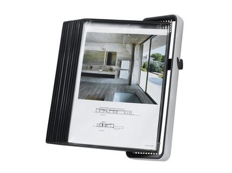 TARIFOLD Veggstativ DJOIS A4 10 lommer sort (714507)