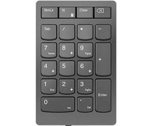 LENOVO o Go Wireless Numeric Keypad - Keypad - wireless - 2.4 GHz - key switch: Scissor-Key - storm grey - retail