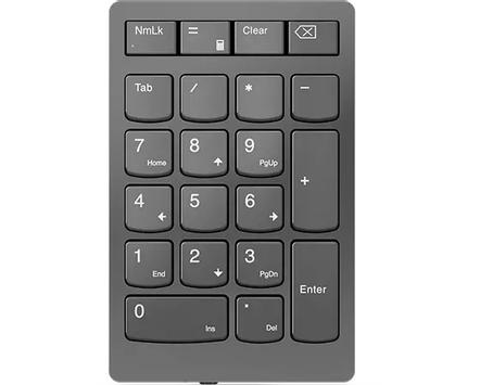 Lenovo Go Wireless Numeric Keypad - tastegruppe - stormgrå Inn-enhet (4Y41C33791)
