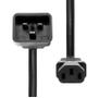 ProXtend Power Extension Cord C13 to C20 1M Black (PC-C13C20-001)