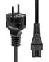 ProXtend Power Cord Schuko to C5 1M (Mickeymouse)