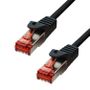 ProXtend CAT6 F/UTP CU LSZH Ethernet Cable Black 30cm