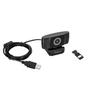 TARGUS Webcam Plus - Webcam - colour - 2 MP - 1920 x 1080 - 1080p - audio - USB 2.0 - MJPEG, H.264, H.265 (AVC042GL)