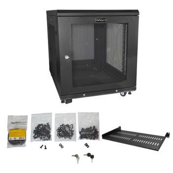 STARTECH Server Rack Cabinet - 31 in. Deep Enclosure - 12U (RK1233BKM)