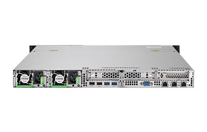FUJITSU PRIMERGY RX1330 M4 - Server - kan monteras i rack - 1U - 1-vägs - 1 x Xeon E-2224 / 3.4 GHz - RAM 16 GB - SATA - hot-swap 2.5" vik/vikar - ingen HDD - Gigabit Ethernet, iSCSI - inget OS - skärm: ingen (VFY:R1334SC022IN)