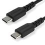 STARTECH 1M USB C CABLE BLACK HIGH QUALITY ARAMID FIBER CABL (RUSB2CC1MB)