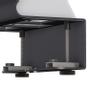 Kindermann CablePort desk² - 4-slot RAL 7015 - 1 sähkö, 1 tupla USB lataus (7430000171)