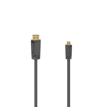 HAMA Cable HDMI High Speed Type A-D 4K 18 Gbit/s 1.5m Black (00205016)