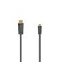 HAMA Cable HDMI High Speed Type A-D 4K 18 Gbit/s 1.5m Black
