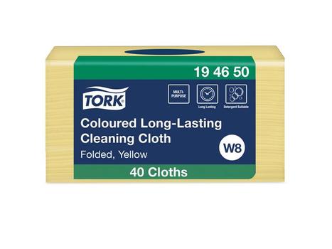 TORK Allround klud Tork W8 Gul 30x38cm Pk/40 (194650)