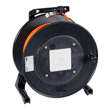 LinkIT Mobil trommel med Cat6A S/FTP 90m Cat.6A AWG 23/1 PUR råkabel (LIOTC6A-90M)