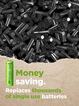 GP Batteries ReCyko AA, 210AAHCE-2WB4,  4-pack (Rechargeable) /201212 (201212)