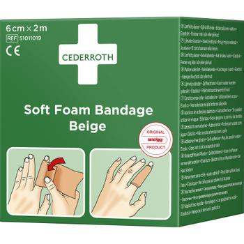 CEDEROTHS Bandasje CEDERROTH Soft Foam 2m beige (51011019)