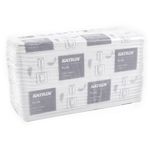Håndklædeark,  Katrin Plus, 2-lags, C-fold, 33x24cm, 9 cm, hvid, 100% nyfiber