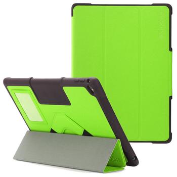 NUTKASE Vikbart fodral för surfplatta - förstärkt termoplastisk polyuretan (TPU) - mörkgrön - 9.7" - 10.2" - för Apple 10.2-inch iPad (7:e generation) (NK114DG-EL)