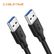 CABLETIME USB 3.2 Gen 1 kabel,, USB-A: Han - USB-A: Han, 5 Gbps, 0,5m, sort